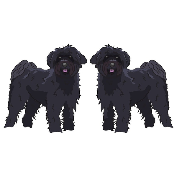 Schnoodle Dog Decal, Dog Lover Decor Vinyl Sticker